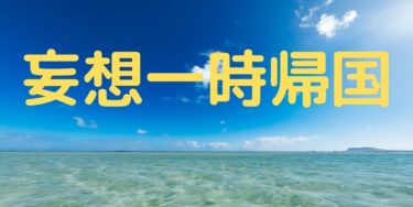 一時帰国がキャンセルになったからせめて妄想で楽しい体験したい！