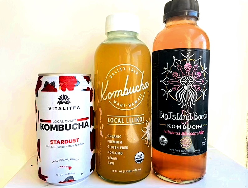 ハワイのKombucha（コンブチャ）ならべてみる