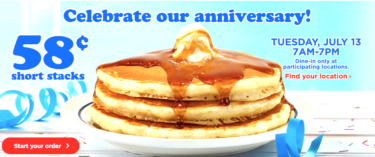 アイホップ(IHOP)の63回目のバースデー！ハワイでもアニバーサリーイベントやってたよ！