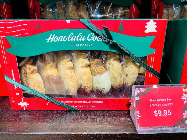 ホノルルクッキーカンパニーのクリスマス限定紙パッケージ