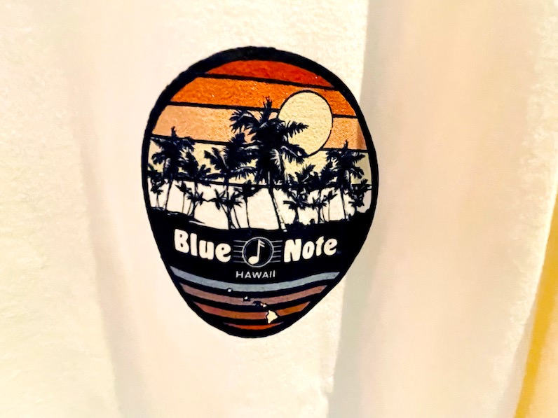 ブルーノートハワイのTシャツのデザイン